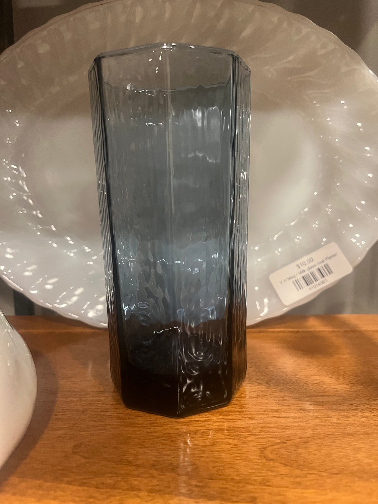Libbey Facets Blue Tumblers set 4