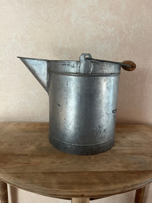 Vintage water pail with spout