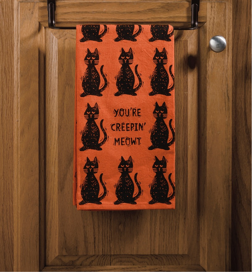 Creepin’ Meowt Kitchen Towel