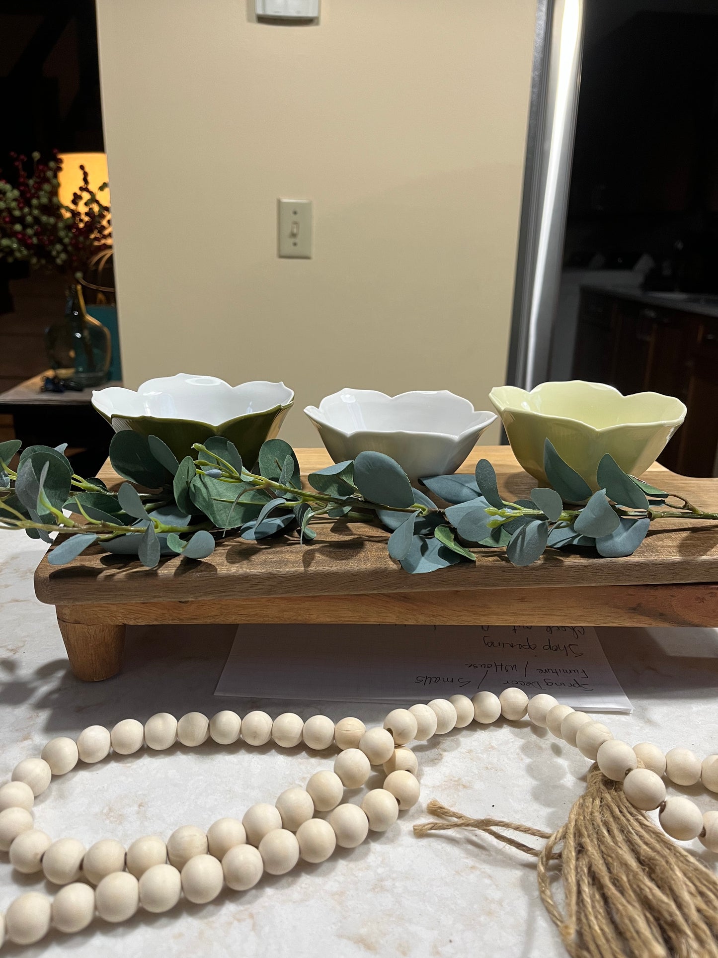 Petal bowl trio